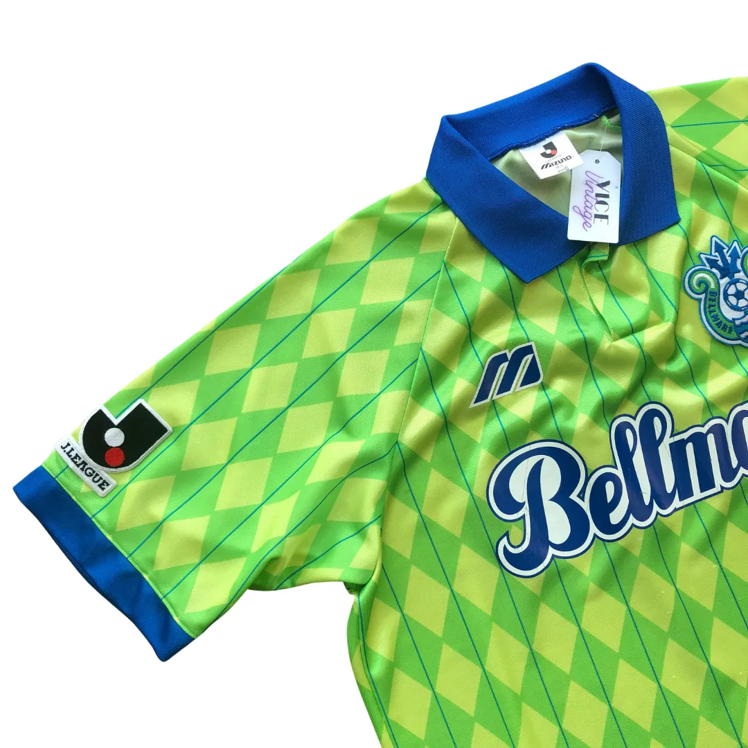 Bellmare Hiratsuka Signed 1996/1997 Japan Home Football Shirt Jaspo L