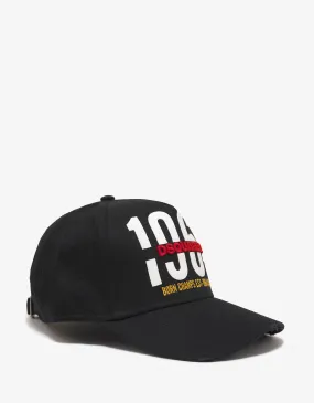 Black 1964 Print Baseball Cap