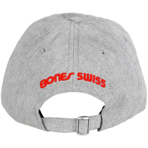 Bones Bearings Skateboard Hat Dad Cap Swiss Grey