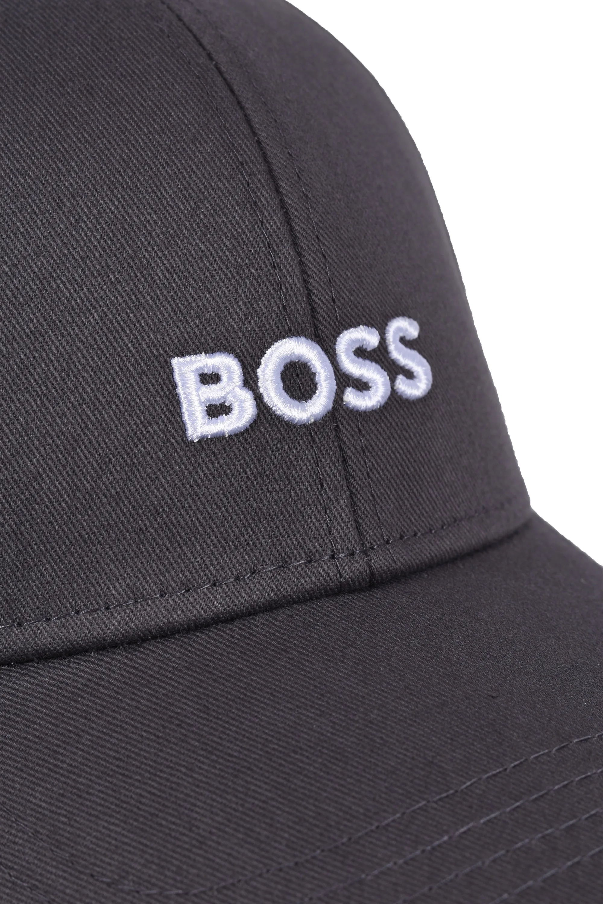 Boss Zed Baseball Cap Medium Grey