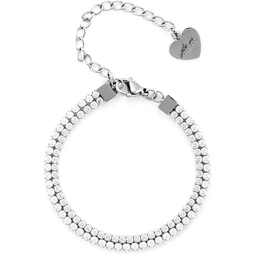 Bracciale tennis in acciaio Cesare Paciotti 4US 4UBR6322W