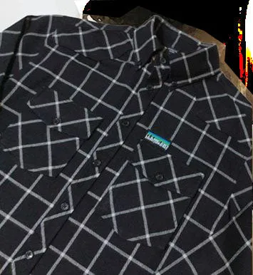 Brooklyn Work T35 Plaid Flannel L/S Shirt Black