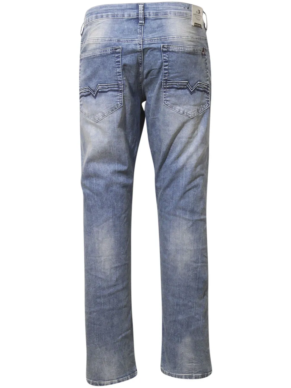 Buffalo David Bitton Men's Driven-X Jeans Relaxed Stretch Sandblasted Blue 30x32