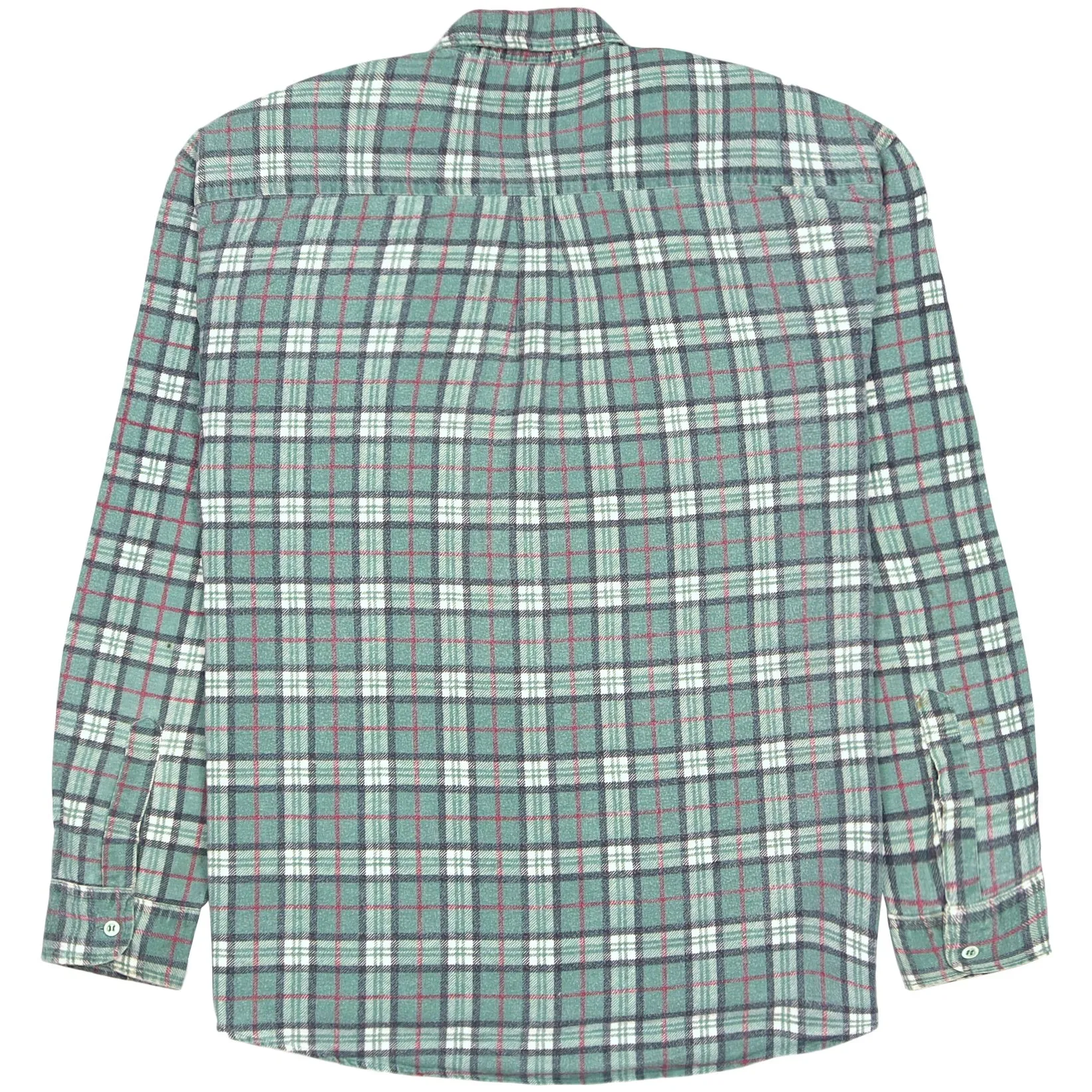 Burcordi Checkered Flannel Shirt Green