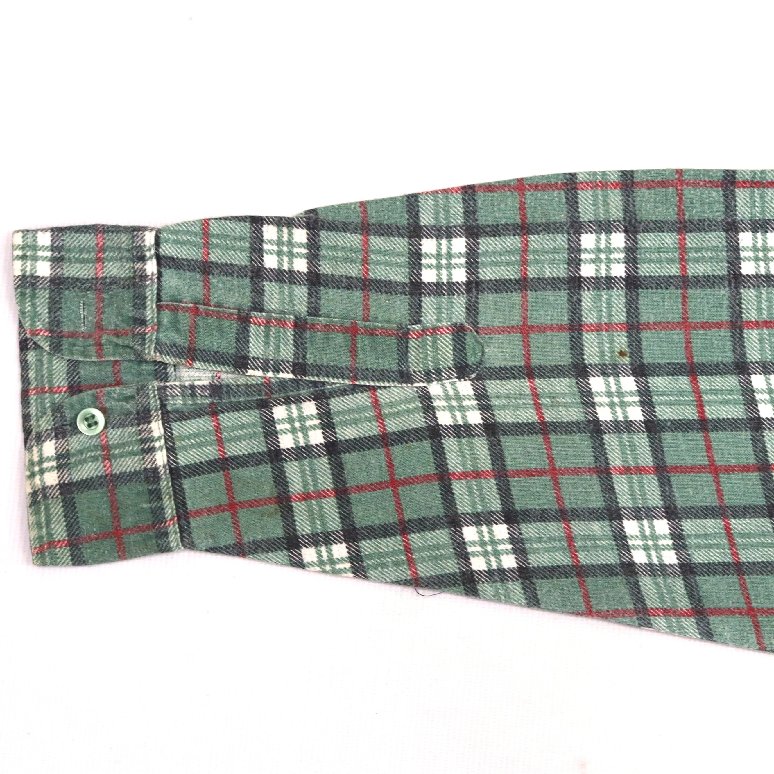 Burcordi Checkered Flannel Shirt Green