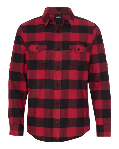 Burnside - Men's Yarn-Dyed Long Sleeve Flannel Shirt