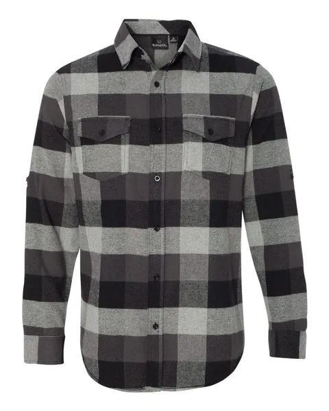 Burnside - Men's Yarn-Dyed Long Sleeve Flannel Shirt