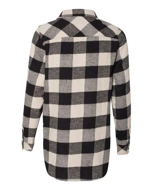 Burnside Women's Yarn-Dyed Long Sleeve Flannel Shirt