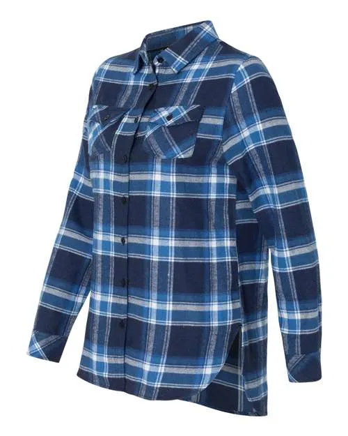 Burnside Women's Yarn-Dyed Long Sleeve Flannel Shirt