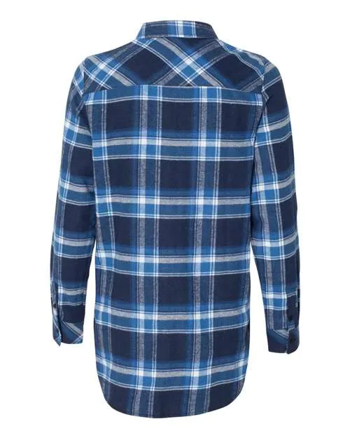 Burnside Women's Yarn-Dyed Long Sleeve Flannel Shirt