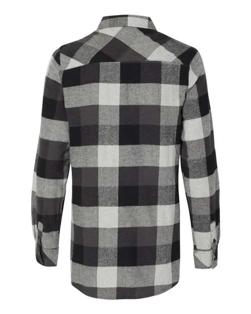 Burnside Women's Yarn-Dyed Long Sleeve Flannel Shirt