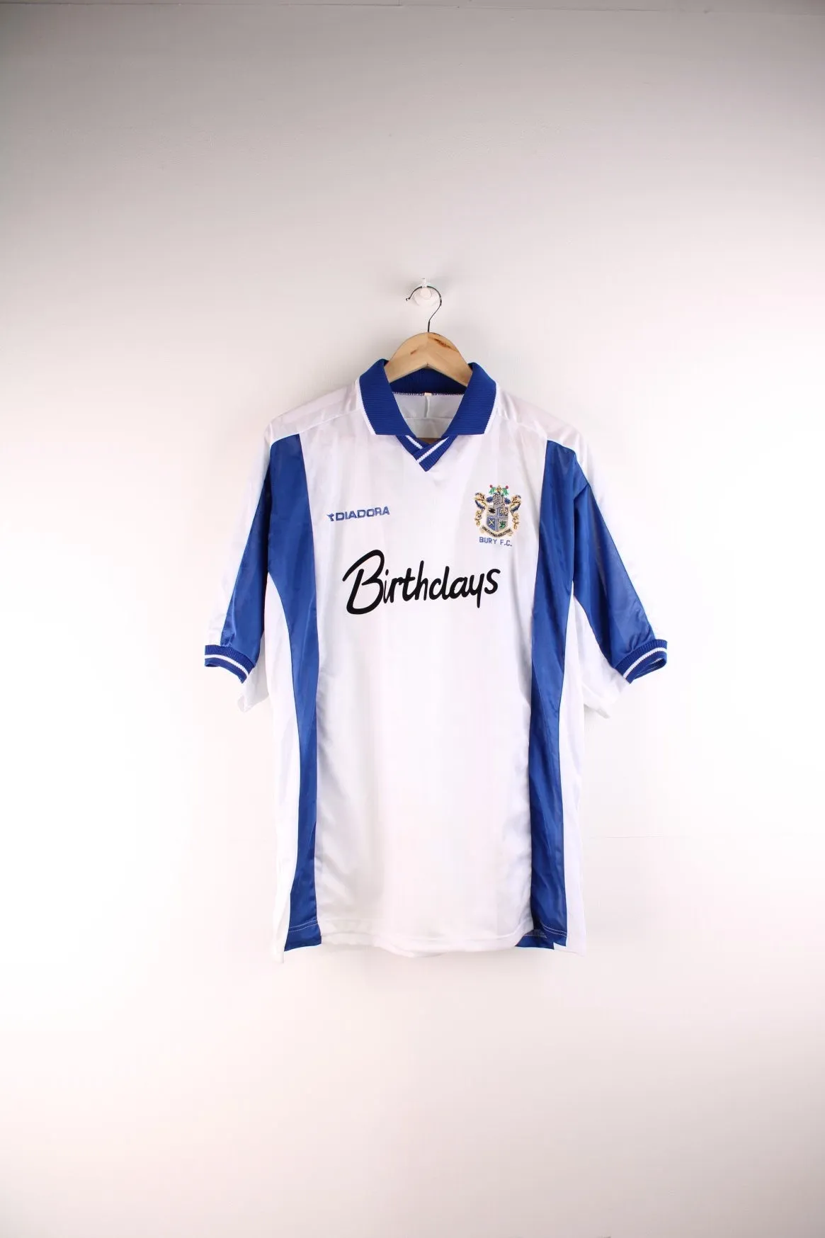 Bury FC 1999/01 Diadora Football Shirt