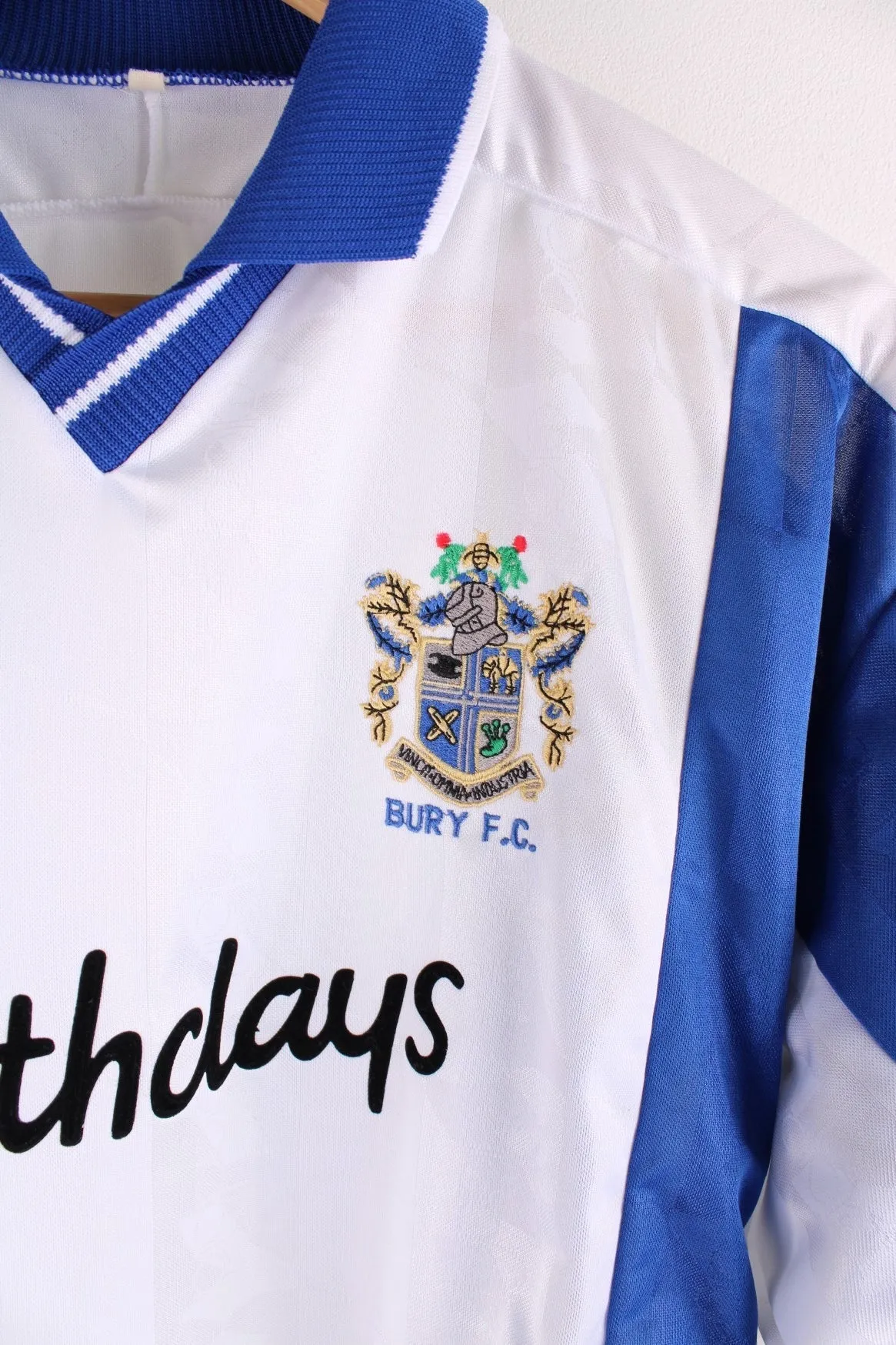 Bury FC 1999/01 Diadora Football Shirt