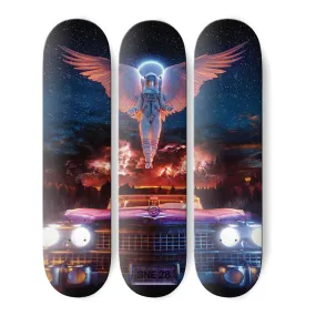 Cadillac Outta Hell Skateboard Set