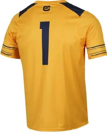 Cal Golden Bears Under Armour Steeltown Gold HeatGear #1 Soccer Jersey