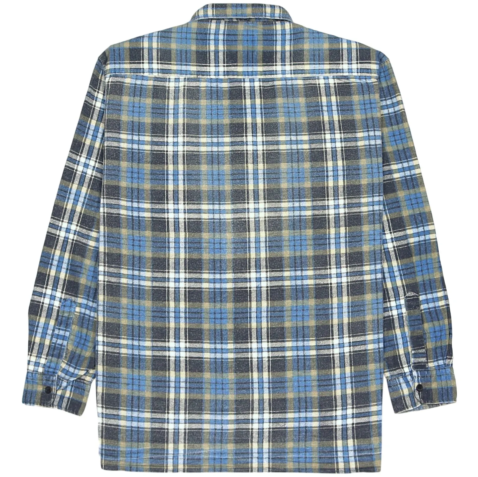 Canada Forest Checkered Flannel Shirt Blue Green