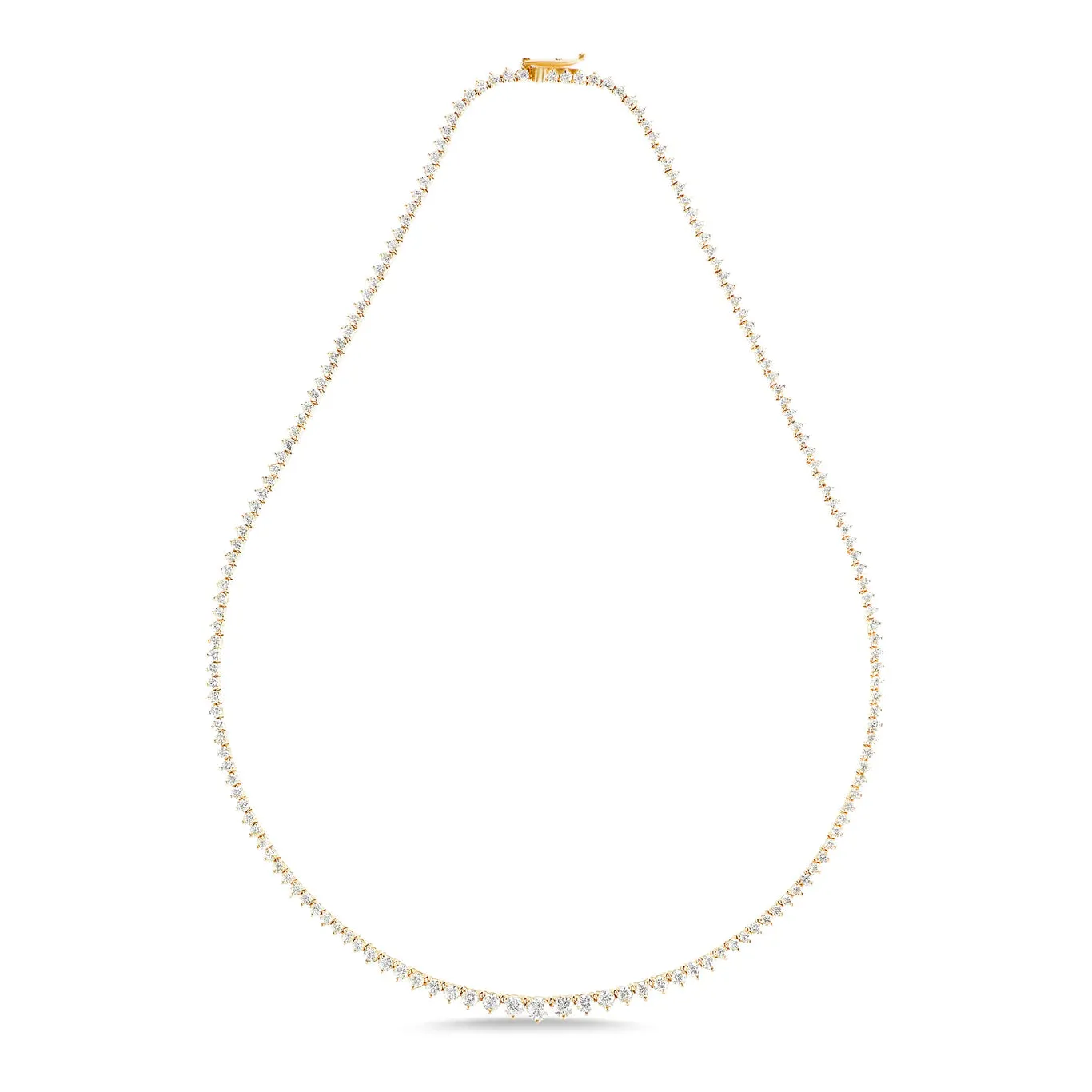     Carbon & Hyde     6.50ct Graduated Tennis Necklace