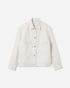 Carrie Rigid Denim Jacket - Off White