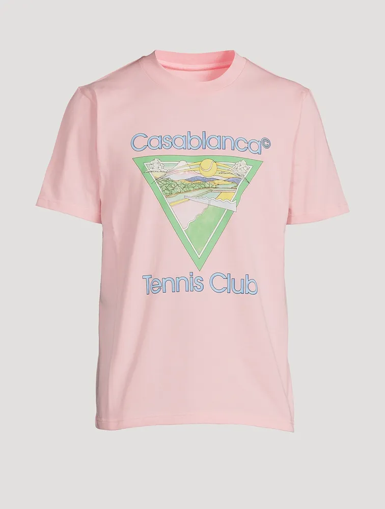 CASABLANCA Tennis Club Icon Graphic T-Shirt