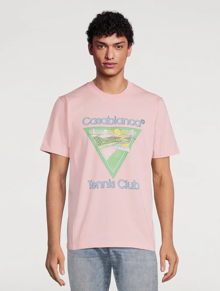 CASABLANCA Tennis Club Icon Graphic T-Shirt