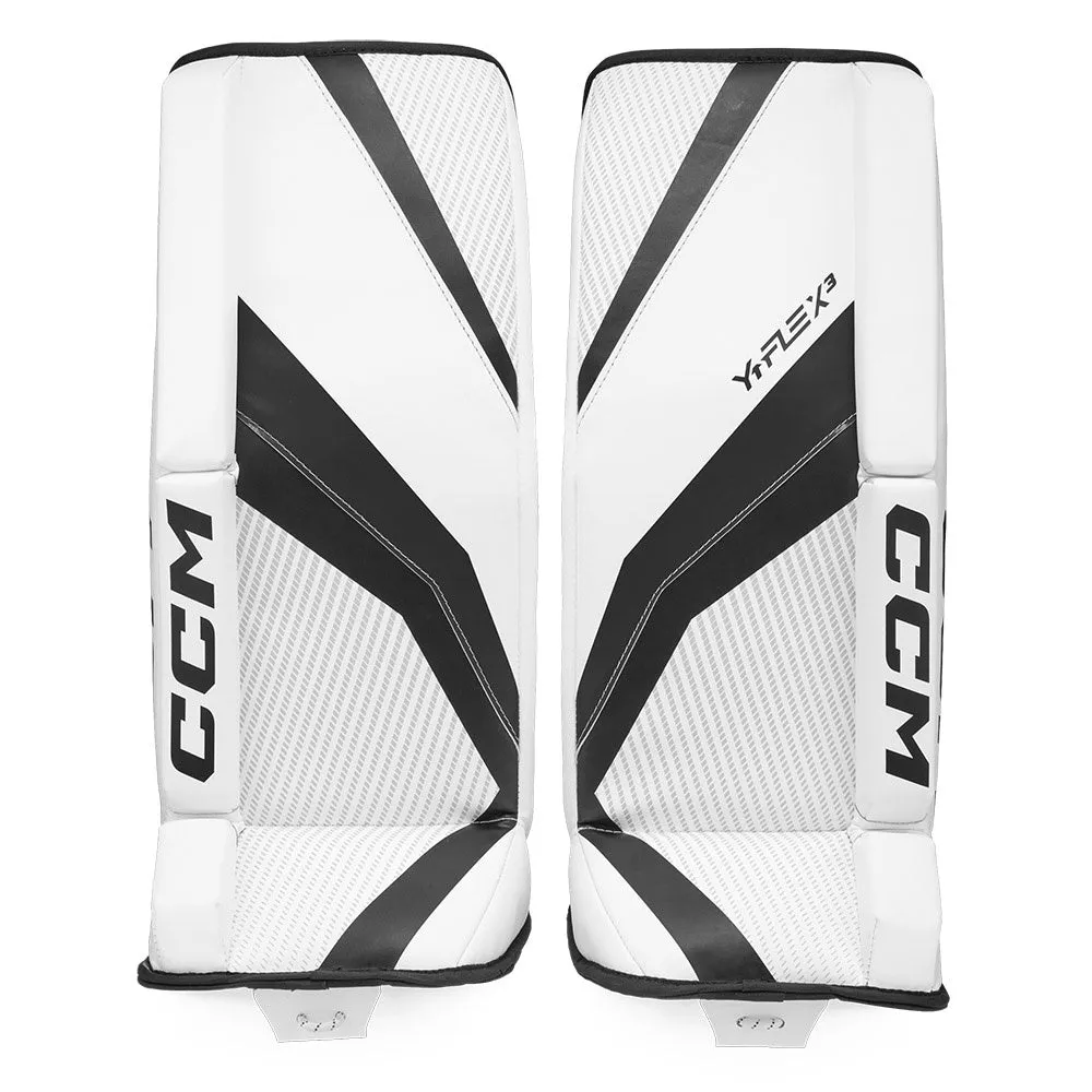 CCM YTFLEX 3 Youth Ice Hockey Goalie Leg Pads