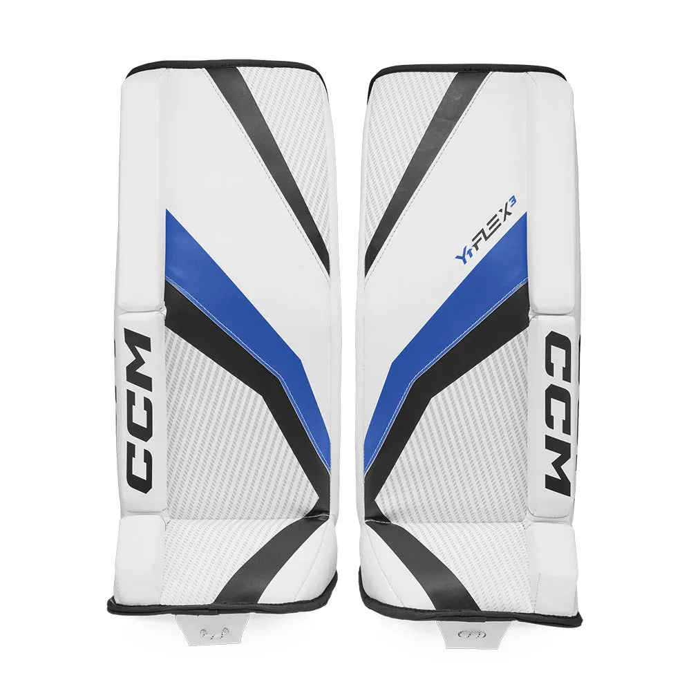 CCM YTFLEX 3 Youth Ice Hockey Goalie Leg Pads