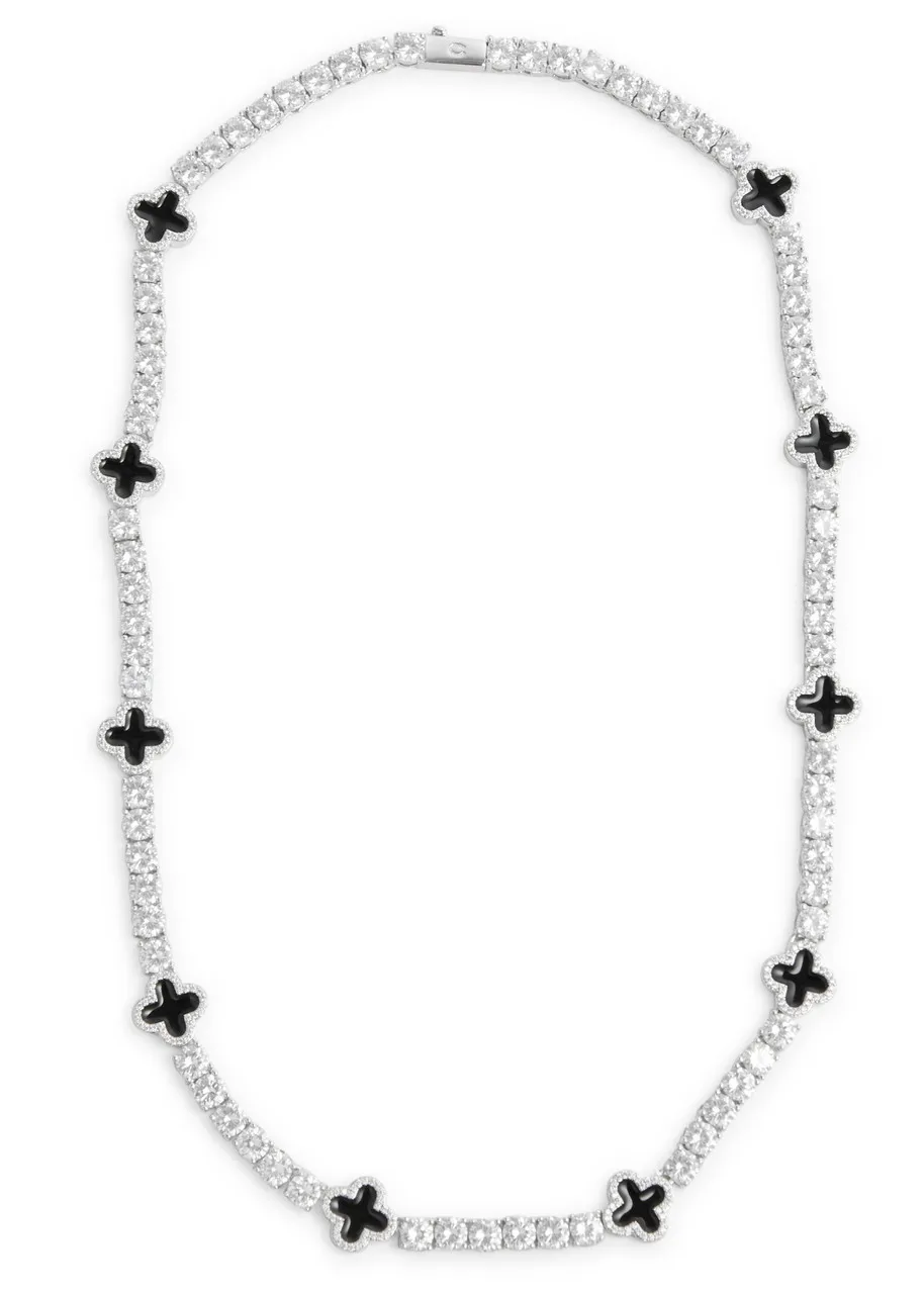 CERNUCCI Crystal-embellished tennis chain necklace -                         -                     -                