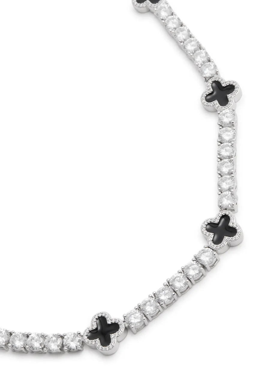 CERNUCCI Crystal-embellished tennis chain necklace -                         -                     -                