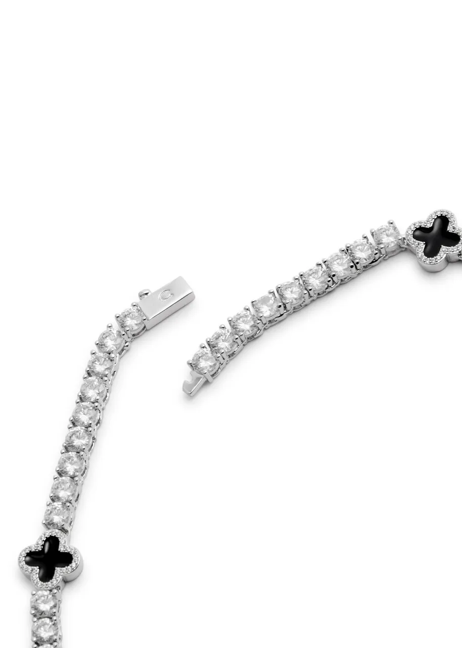 CERNUCCI Crystal-embellished tennis chain necklace -                         -                     -                