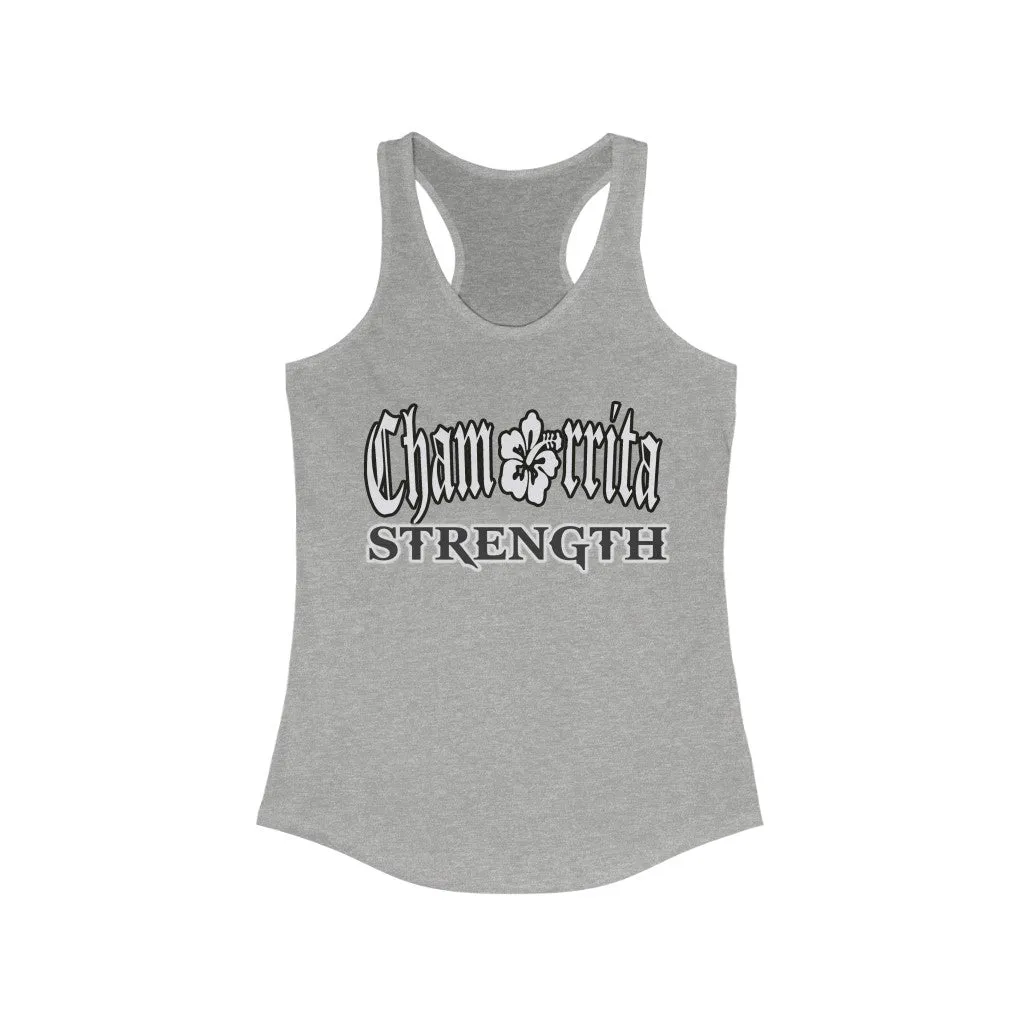 Chamorrita Strength  Racerback Tank