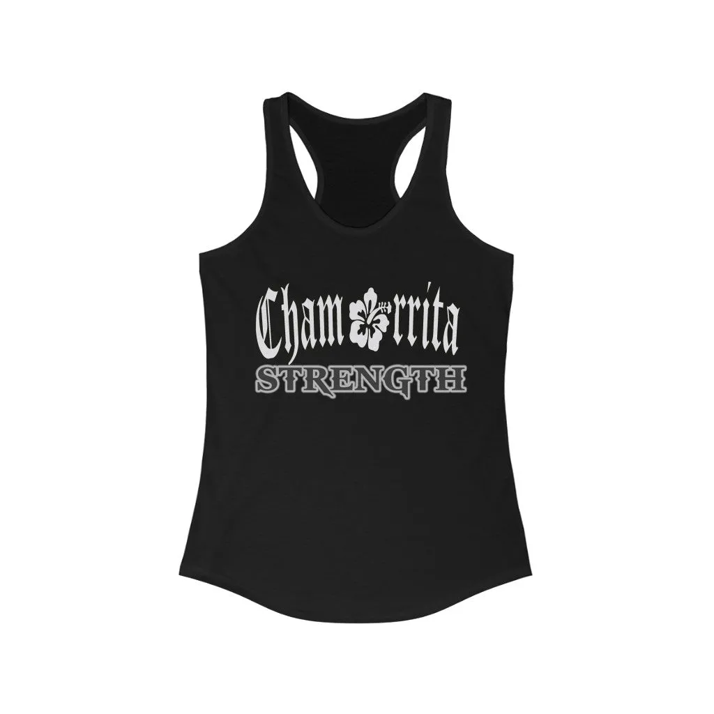 Chamorrita Strength  Racerback Tank