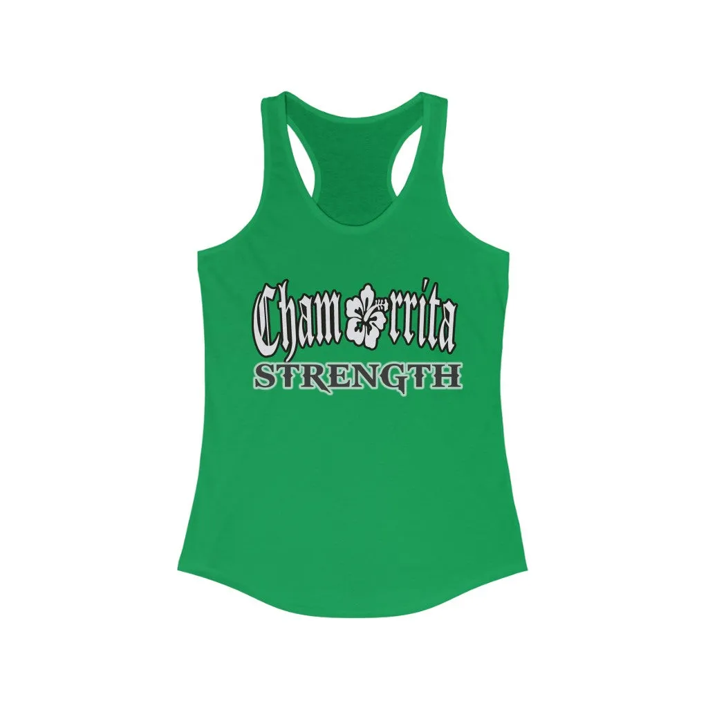 Chamorrita Strength  Racerback Tank