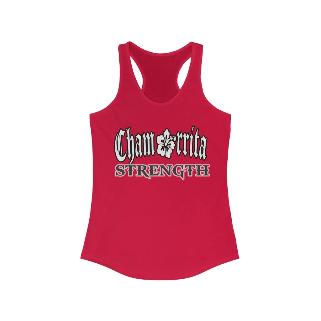 Chamorrita Strength  Racerback Tank