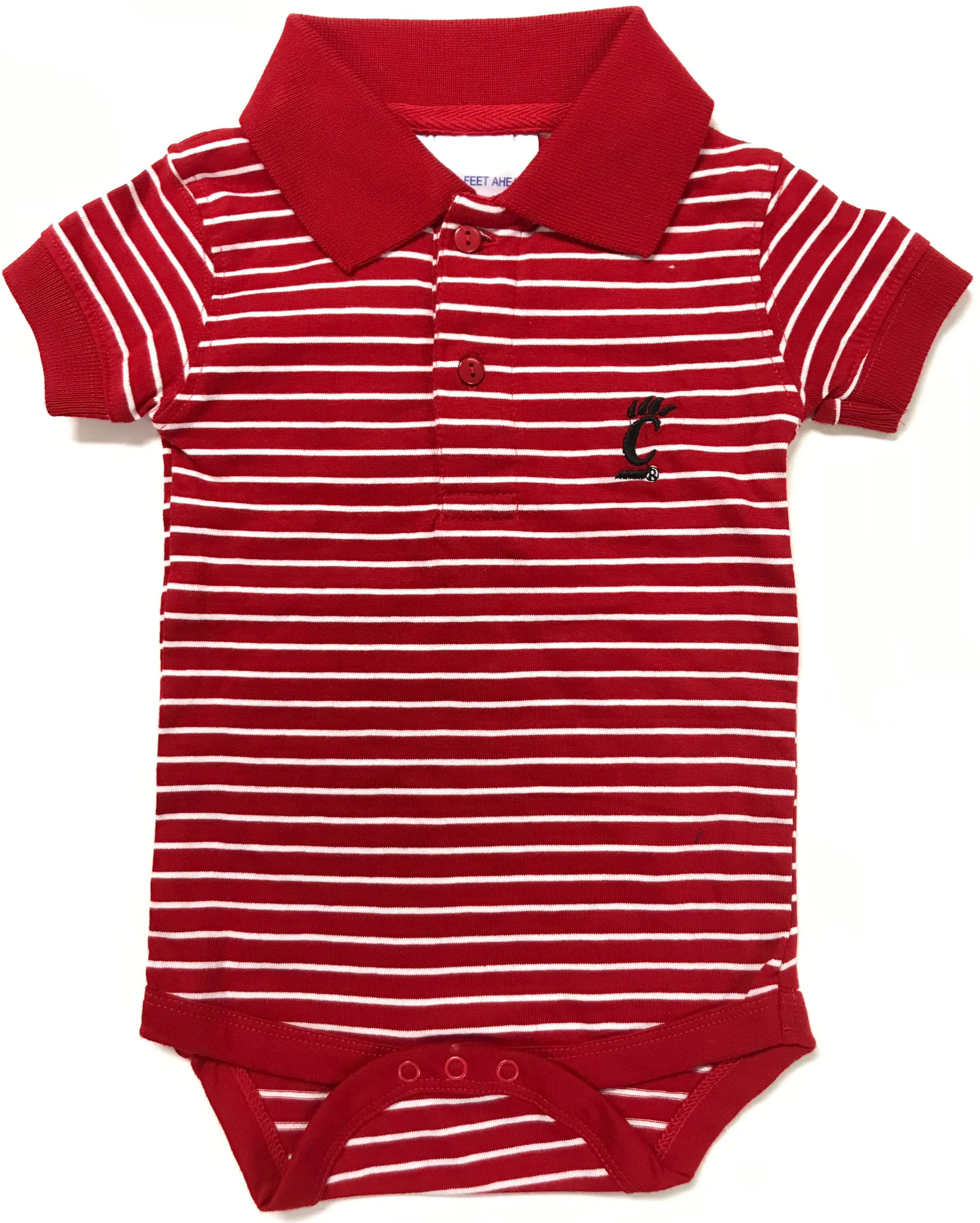 Cincinnati Jersey Stripe Golf Creeper