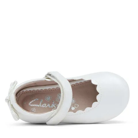 Clarks ANNABELLE JRN White Pearl