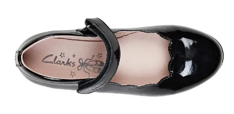 Clarks AUDREY Black Patent