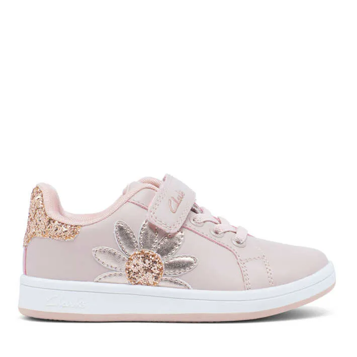 Clarks DARIA JUNIOR ELASTIC Blush/rose gold