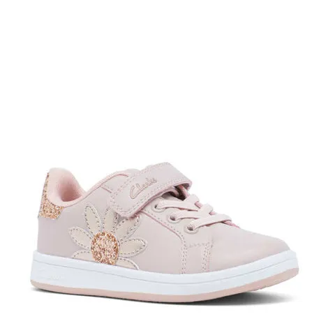 Clarks DARIA JUNIOR ELASTIC Blush/rose gold