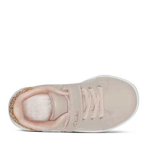 Clarks DARIA JUNIOR ELASTIC Blush/rose gold