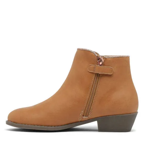 Clarks JADA Tan/rose gold trim