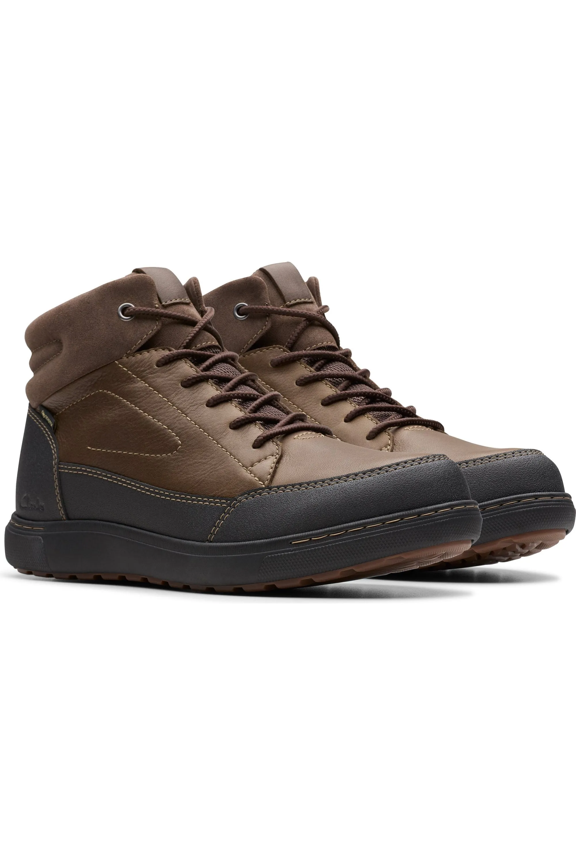 Clarks Mapstone Hi GTX waterproof in Dark Brown