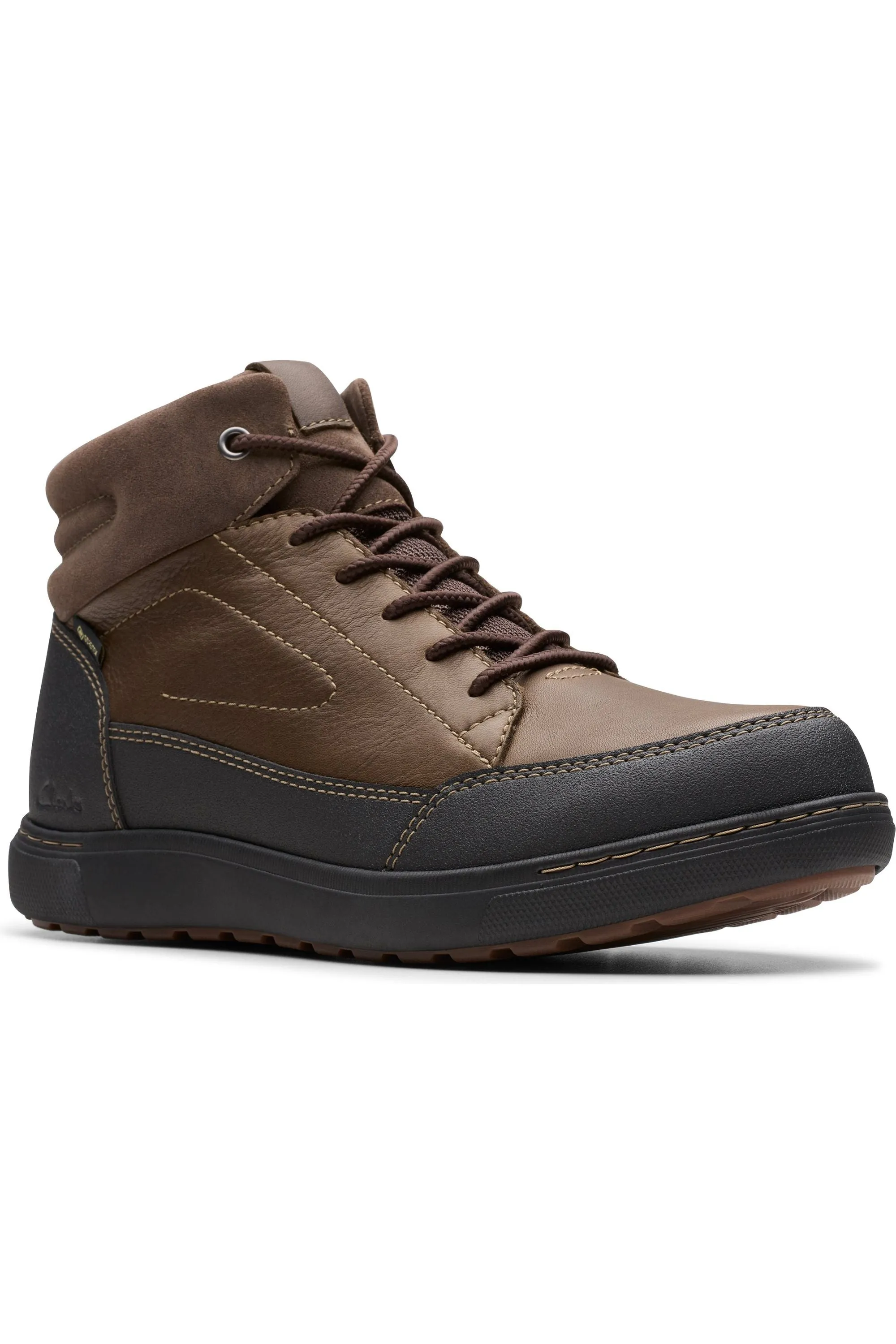 Clarks Mapstone Hi GTX waterproof in Dark Brown