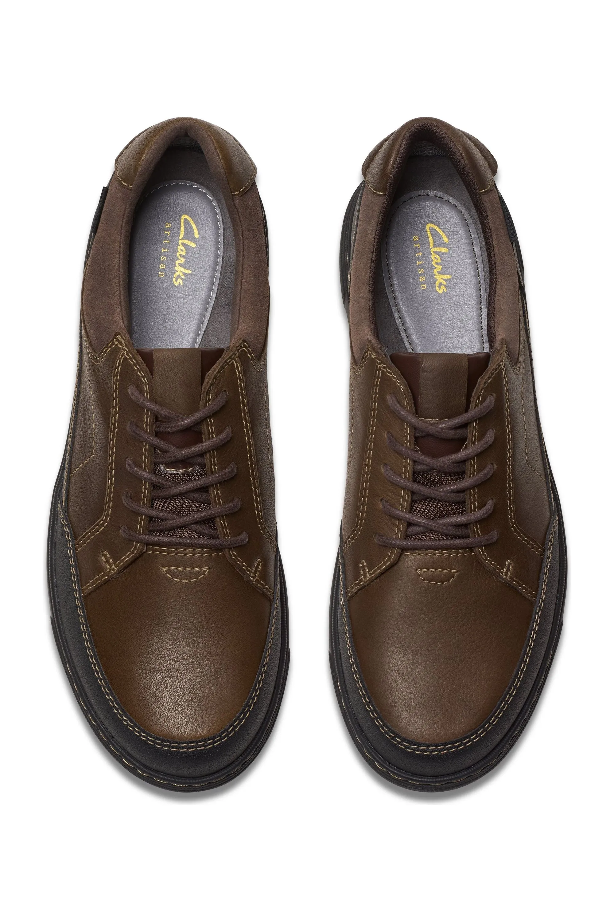 Clarks Mapstone Lo GTX Waterproof in Dark Brown