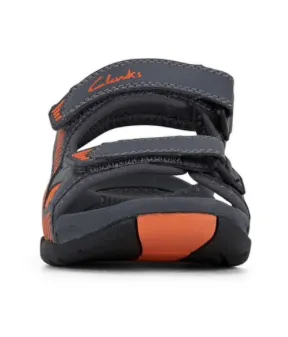 Clarks TRICK Charcoal/Orange