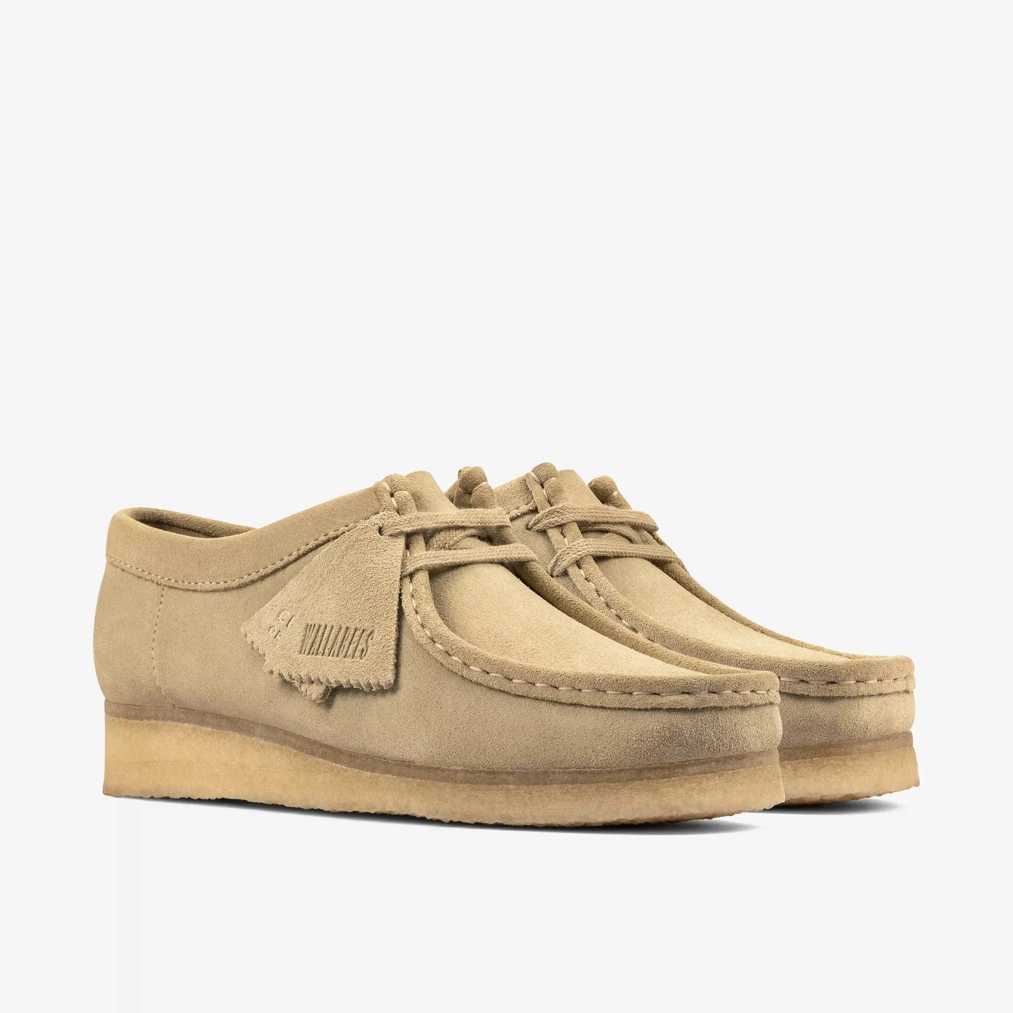 CLARKS WALLABEE M-MAPLE SUEDE