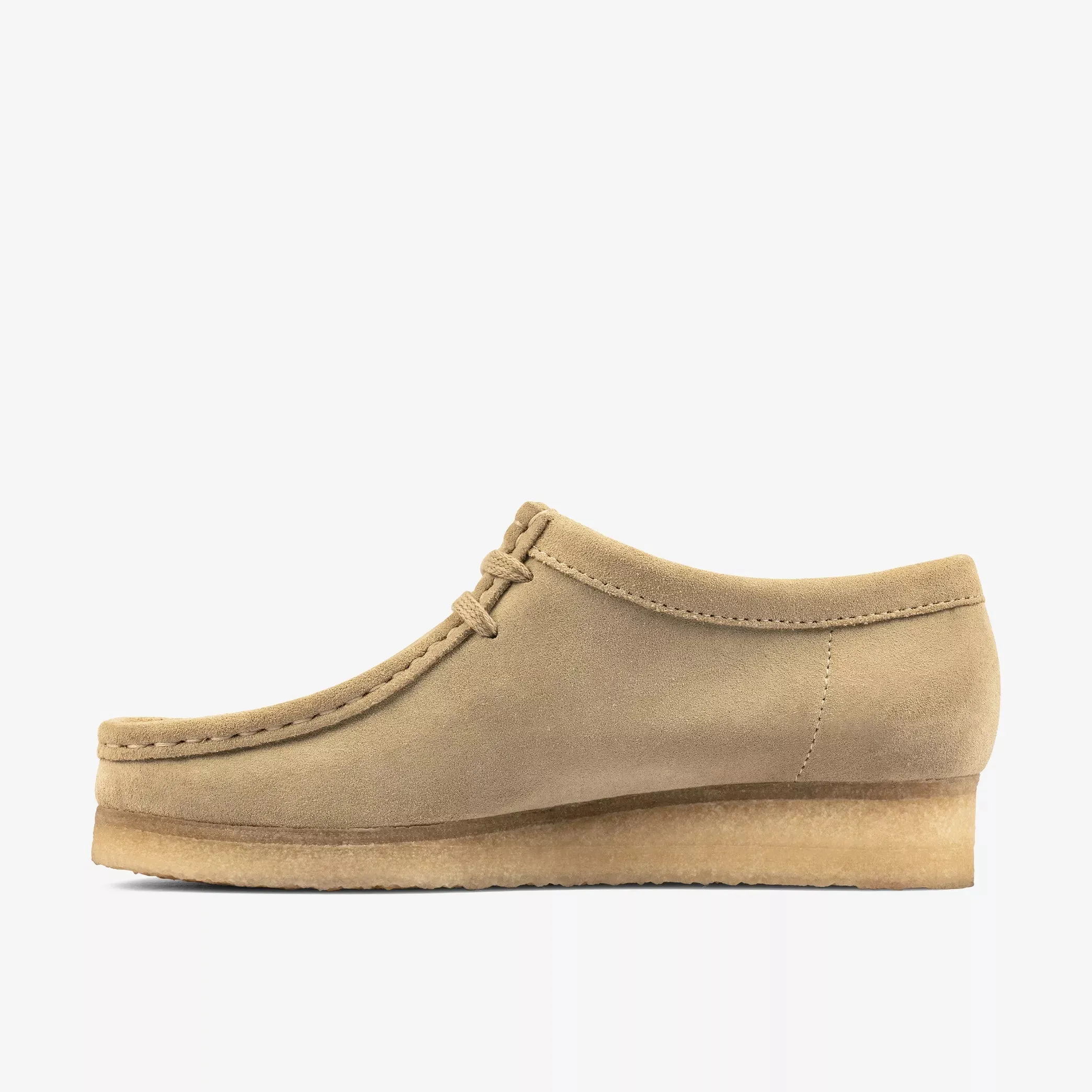 CLARKS WALLABEE M-MAPLE SUEDE