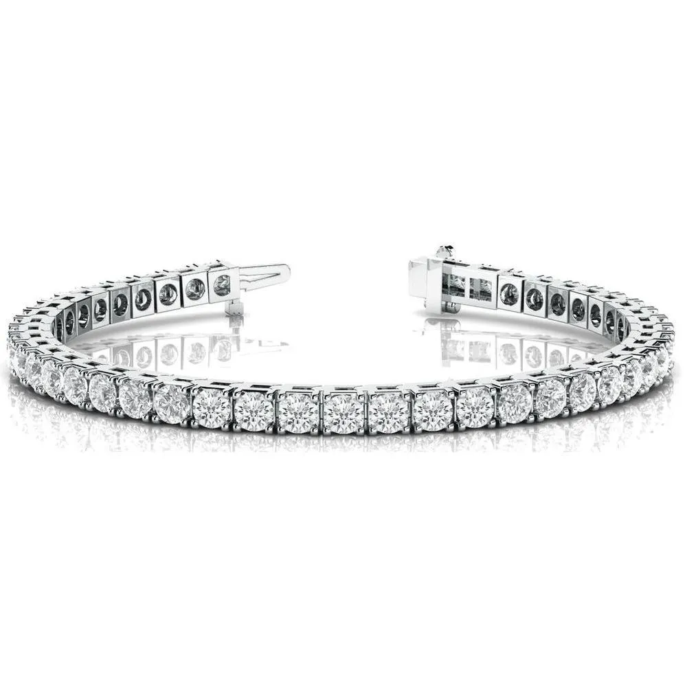 Classic Tennis Moissanite or Diamond Bracelet