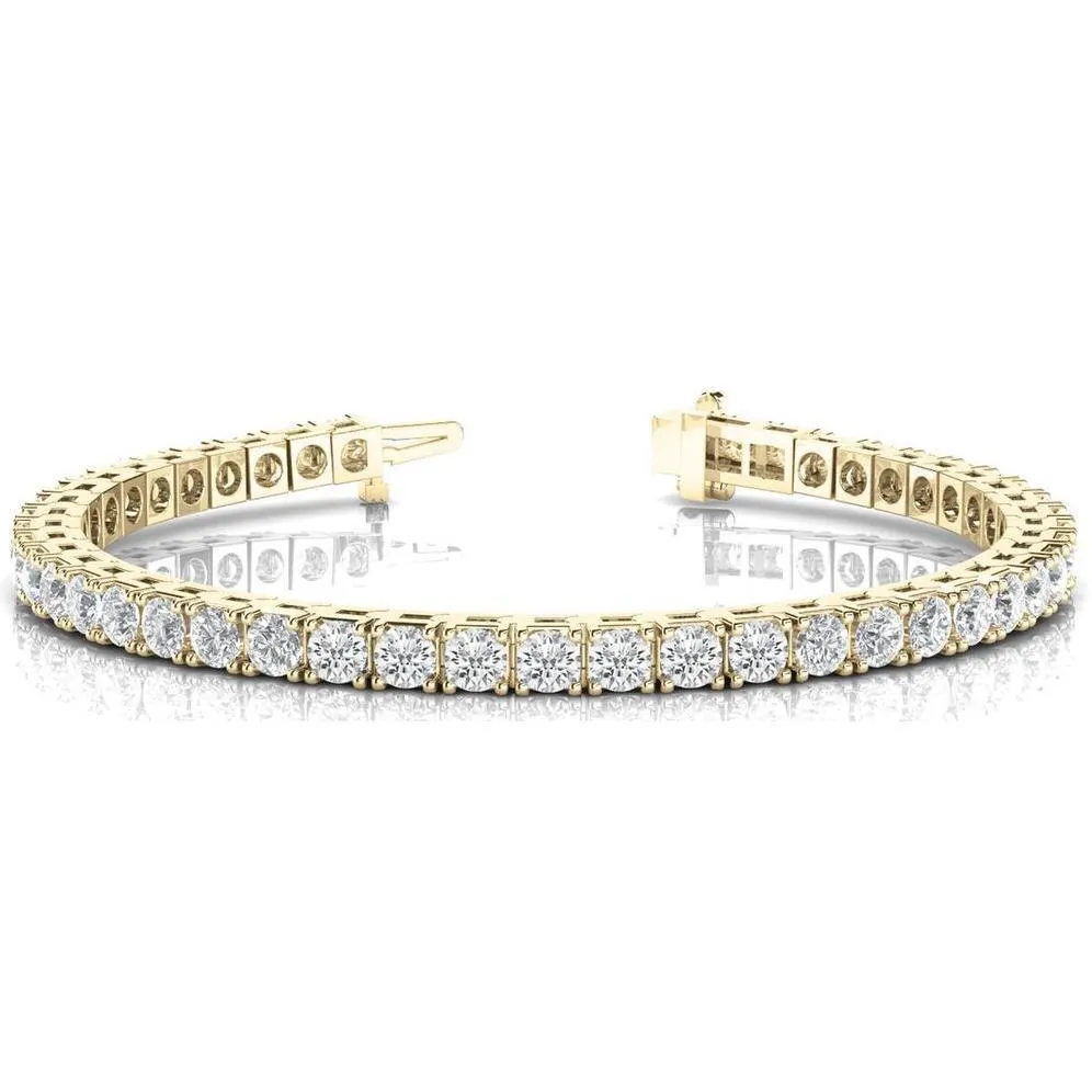 Classic Tennis Moissanite or Diamond Bracelet