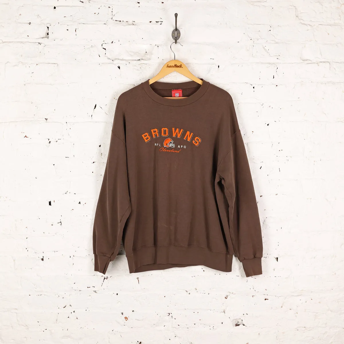 Cleveland Browns NFL American Football Sweatshirt - Brown - XL