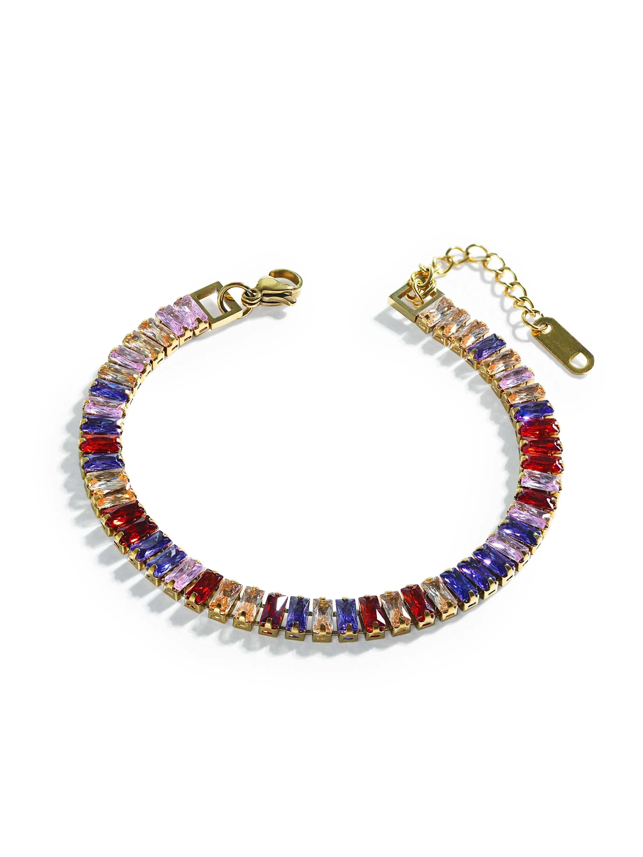 Colorful Tennis Bracelet